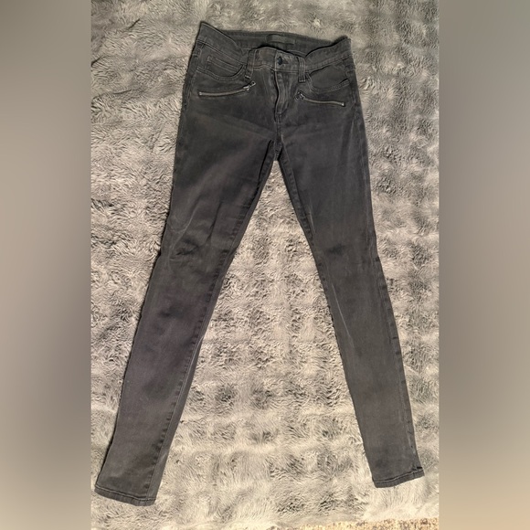 Joe's Jeans Denim - Joe's Jeans Black black zipper detail Denim (size 27)